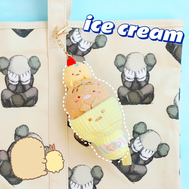 Móc khóa bất ngờ kiểu dáng nhân vật hoạt hình Sumikko Gurashi nhồi bông siêu mềm mại