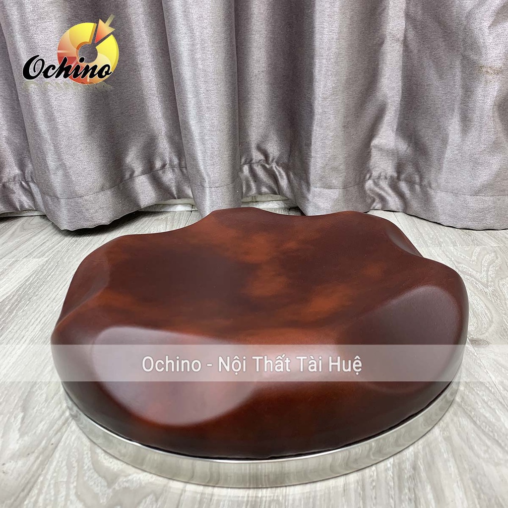 Đệm Ghế Xoay Nâng Hạ Chuyên Dụng Cho Spa, Phun Săm, Nối Mi, Cắt Tốc Và Gội Đầu Mẫu Mẫu Tròn VÁt (KHÔNG CHÂN)
