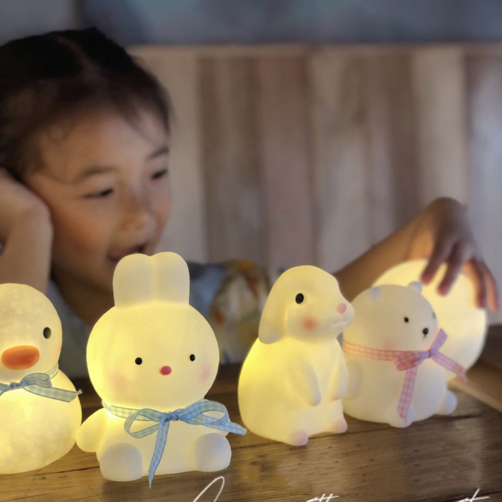 Đèn LED Ngủ Để Bàn Hình Động Vật Dễ Thương Phong Cách Hàn Quốc