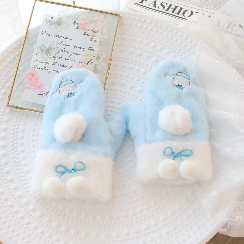 Găng Tay Giữ Ấm Mềm Mại Cho Búp Bê BY3 YB3 Sanrio Cinnamoroll