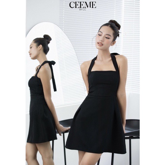 Váy Đầm Cúp Ngực Thắt Nơ Quyến Rũ
