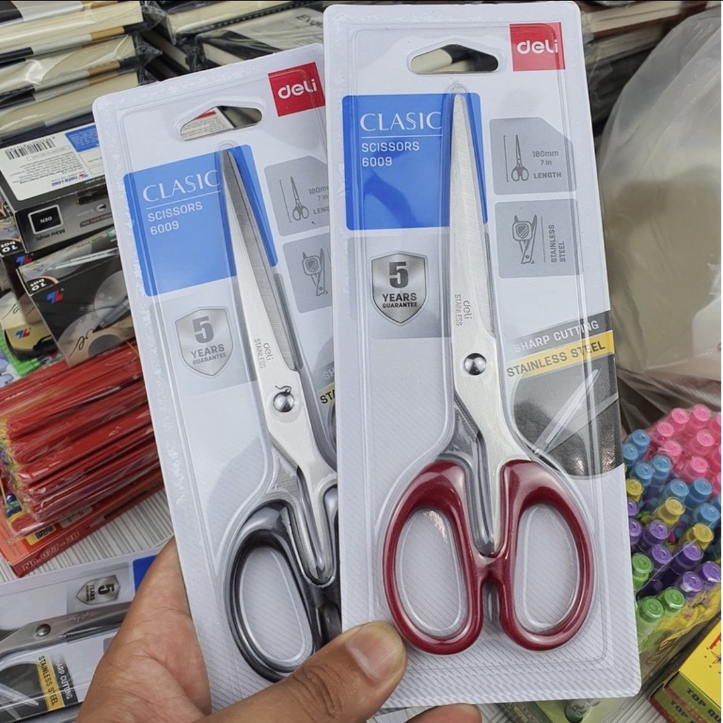 Kéo văn phòng Deli 6009 (180mm)