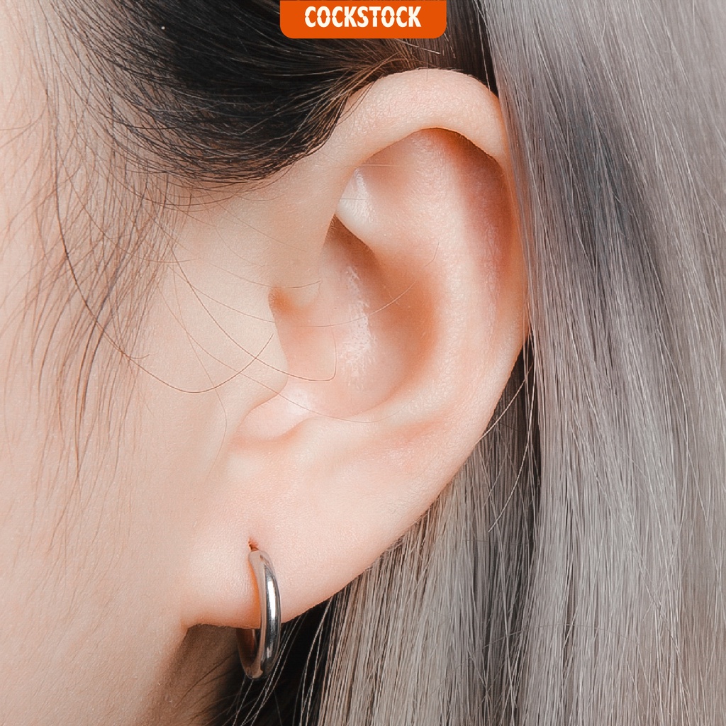 Khuyên tai vòng dày Classic Hoop CockStock