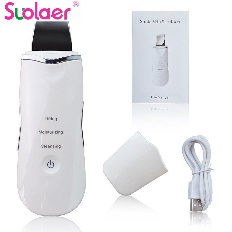 Máy Làm Sạch Da Mặt Suolaer Loại Bỏ Mụn Đầu Đen Loại Bỏ Nếp Nhăn Siêu