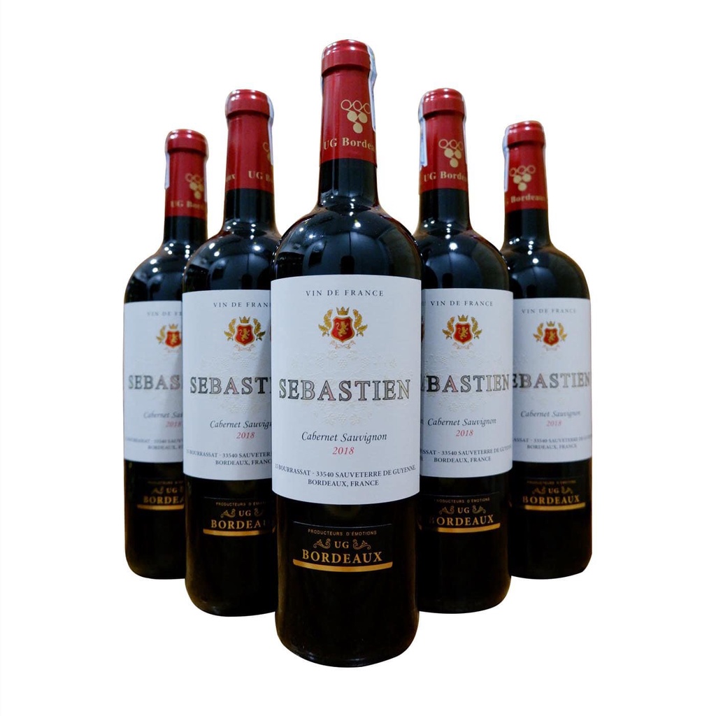 Rượu vang Pháp Sebastien Cabernet Sauvignon 750ml 13,5%