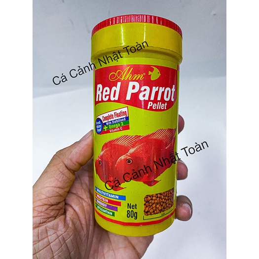 THỨC ĂN CHUYÊN CHO CÁ HỒNG KÉT RED PARROT PELLET  AHM TURKEY 110G