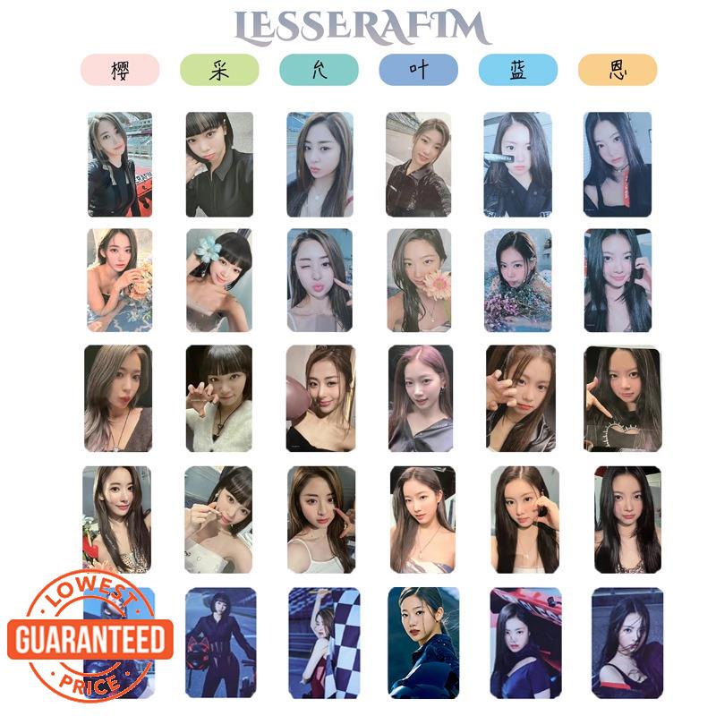 CAM 5 Cái / bộ LE SSERAFIM photocards FEARLESS fan collection card Bưu Thiếp SAKURA CHAEWON EUNCHAE
