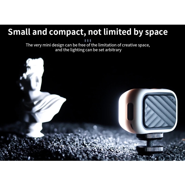 ULANZI VL28  - Đèn LED Siêu Mini, Đi Kèm Tấm Tản Sáng - Hàng Chính Hãng