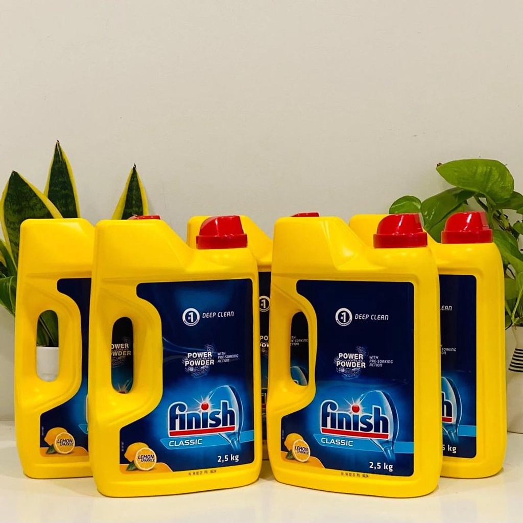 Bột rửa bát Finish Classic 2.5 kg hương chanh