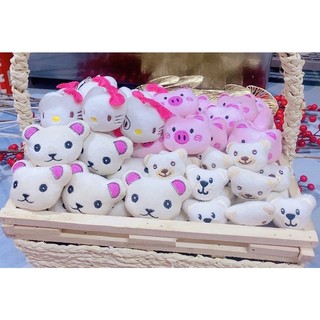 Đâu gấu ,heo ,mèo kitty trang trí phụ kiện