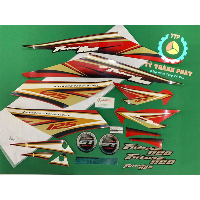 Tem Neo GT 09 Đỏ Đen ĐB (1 Bộ)