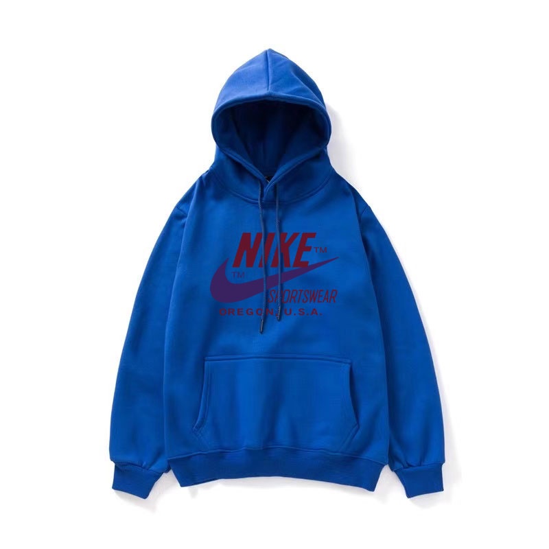 Áo Hoodie Nike 100% Cotton Dáng Rộng Thời Trang Dành Cho Nam Và Nữ