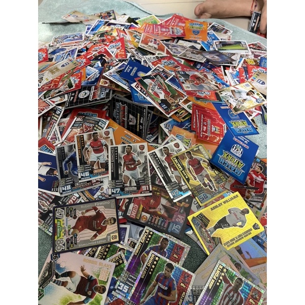50 Thẻ Bài Sưu Tập Cầu Thủ Bóng Đá Match Attax và Panini