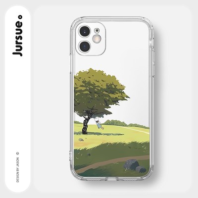 Ốp lưng JURSUE mềm chống sốc hình dễ thương đẹp độc lạ Cho iPhone 17 16 15 14 13 12 11 Pro Max SE 2020 X XR XS ip 8 7 Plus Y2590