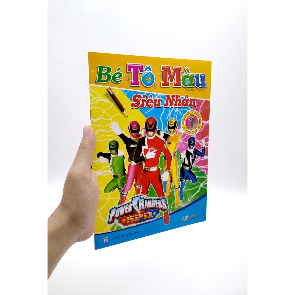 Sách Bé Tô Màu Siêu Nhân - Tập 1