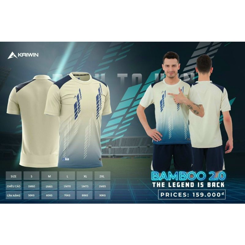 BỘ QUẦN ÁO BÓNG ĐÁ KAIWIN - BAMBOO 2.0