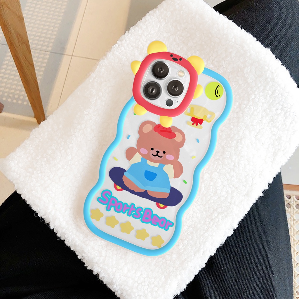 Ốp lưng iphone Sport Bear viền gấu sóng đủ mã 6/6plus/6s/6splus/7/7plus/8/8plus/x/xr/xs/11/12/13/pro/max/plus/promax