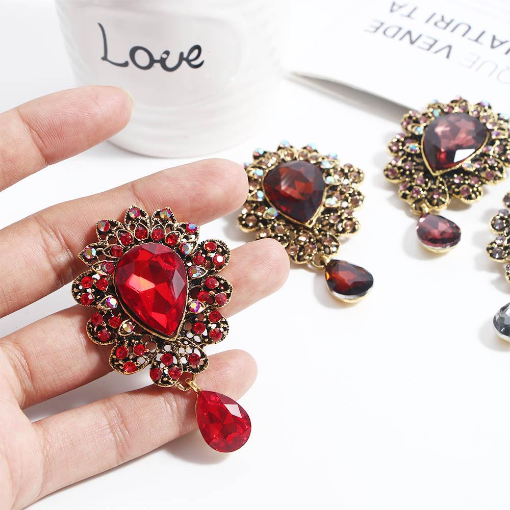 Trâm Cài Áo Hình Giọt Nước Lớn Thanh Lịch|Trang Sức Vòng Đeo Tay Thời Trang Sành Điệu Cho Nam Và Nữ