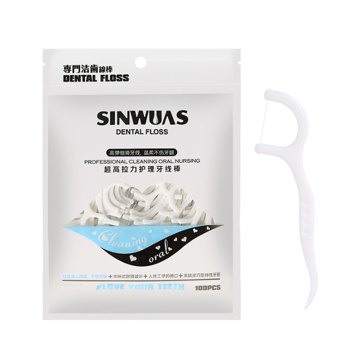 Túi 100 Chỉ Nha Khoa Polyme Chất Lương Cao - Loại Cao Cấp