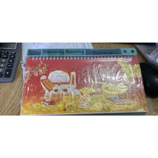 Lịch bàn đế nhựa đẹp 52 tuần 2021 siêu rẻ