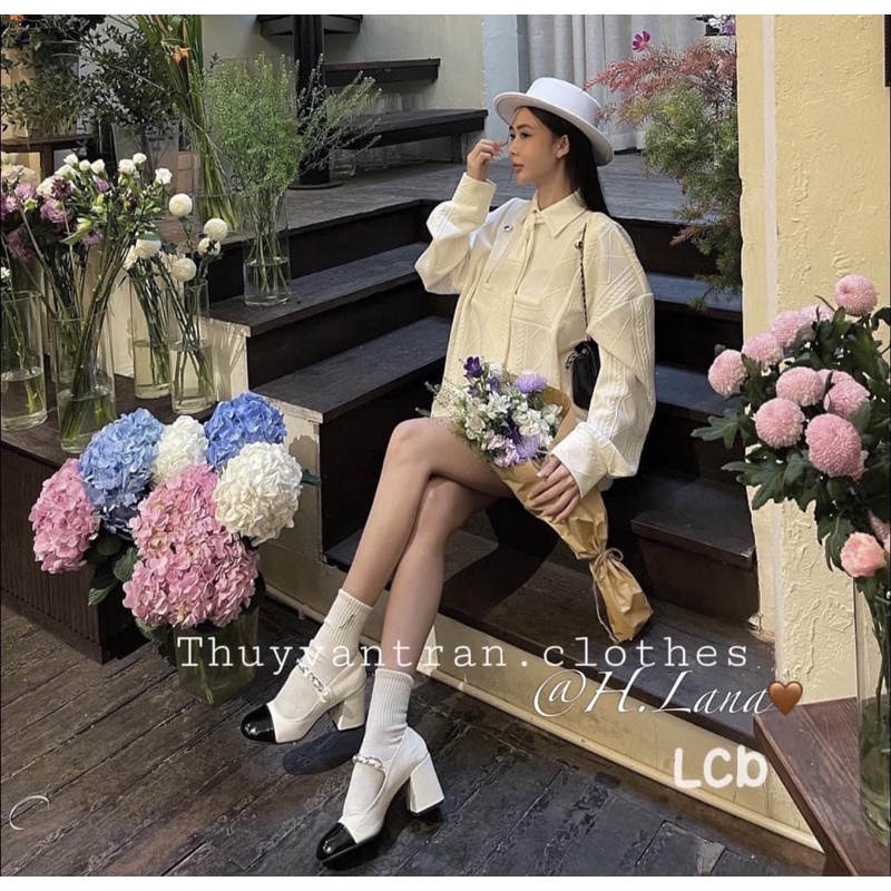 GIÀY GUỐC MIUMIU GÓT VUÔNG 7P