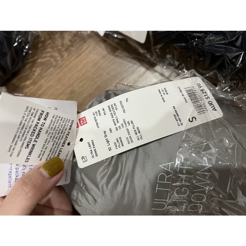 Áo khoác lông vũ nam Uniqlo chính hãng