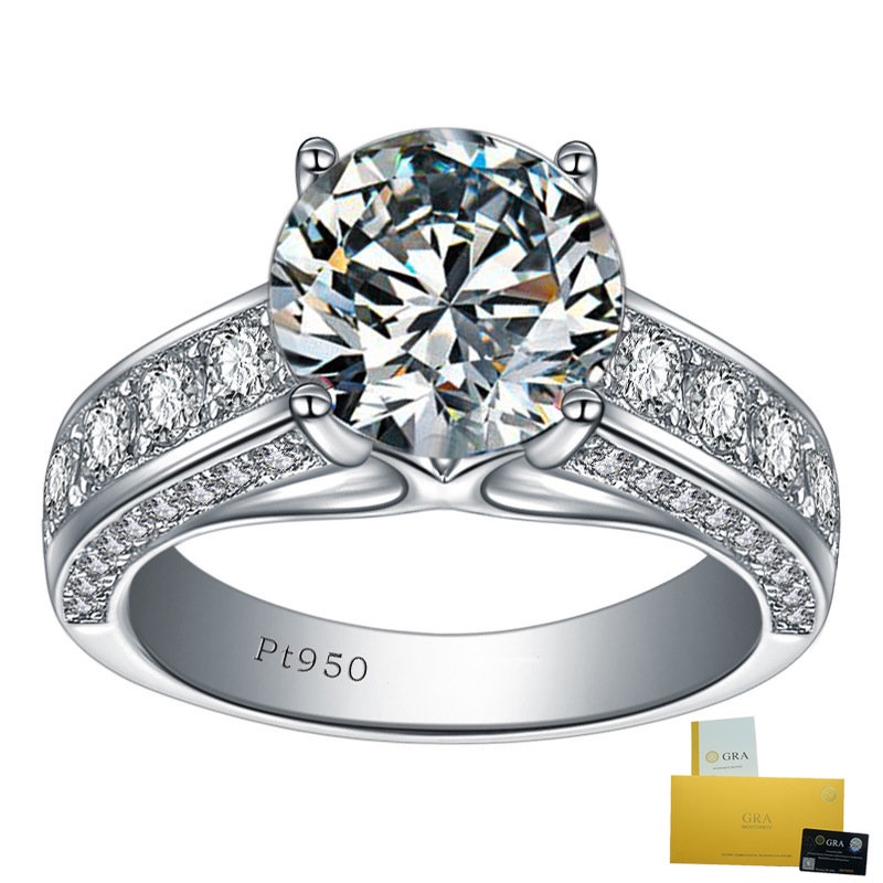 Nhẫn Kim Cương Lấp Lánh Thanh Lịch Cổ Điển