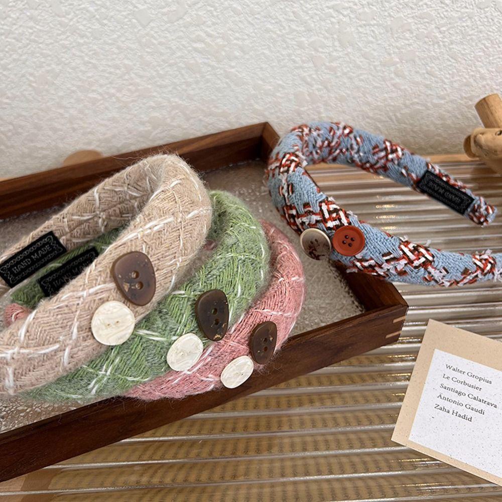 Cài Tóc Vải Len Bản Rộng 26Eddie Thời Trang Cổ Điển Ngọt Ngào Cho Nữ