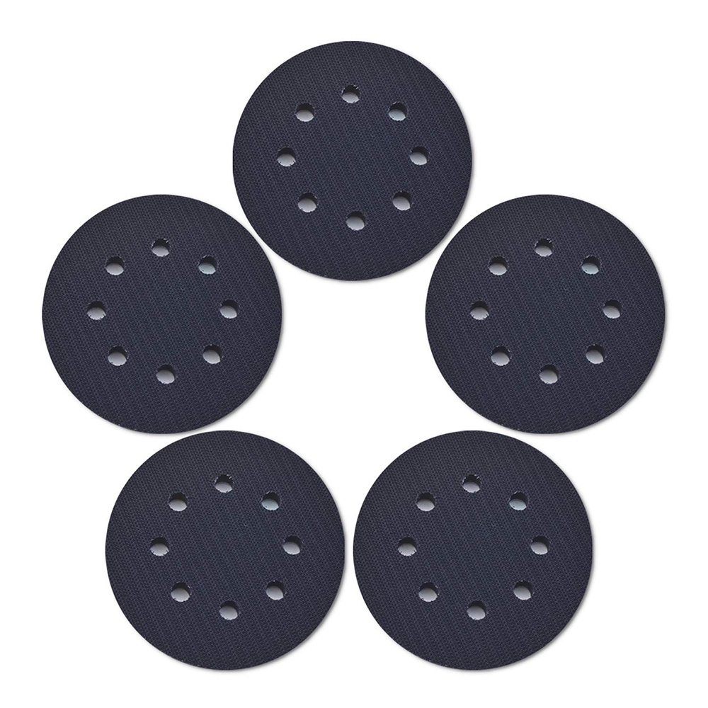 Set 2 Đệm Tự Dính 5Inch 8 Lỗ 125mm Tự Dính Phù Hợp Cho Máy Mài Và Đánh Bóng