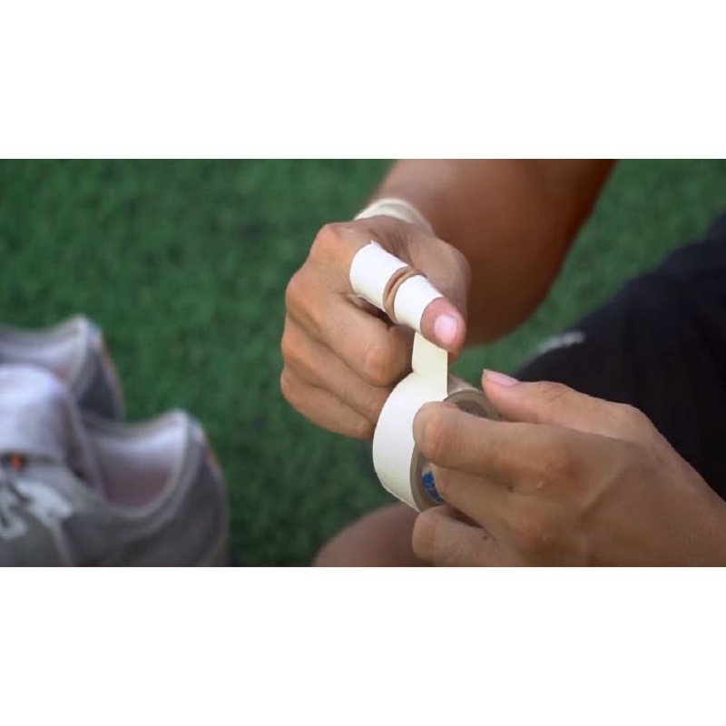 Băng keo thể thao nano nhật, hỗ trợ chống chấn thương màu kem