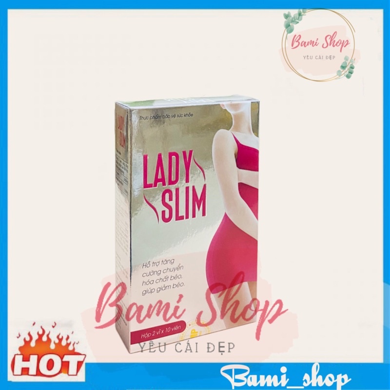 Viên uống giảm cân Lady Slim (hộp 20 viên) - giảm cân an toàn, hiệu quả