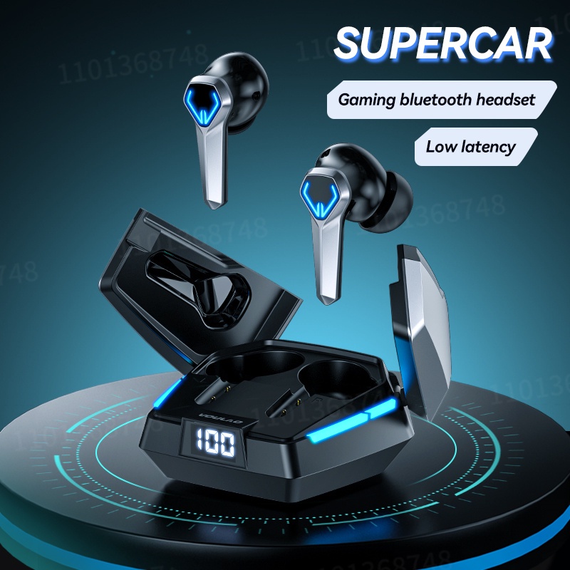 Original Voulao GM1 Tai Nghe Gaming TWS Bluetooth 5.3 không dây với micrô 65ms Độ Trễ Cực Thấp chống nước