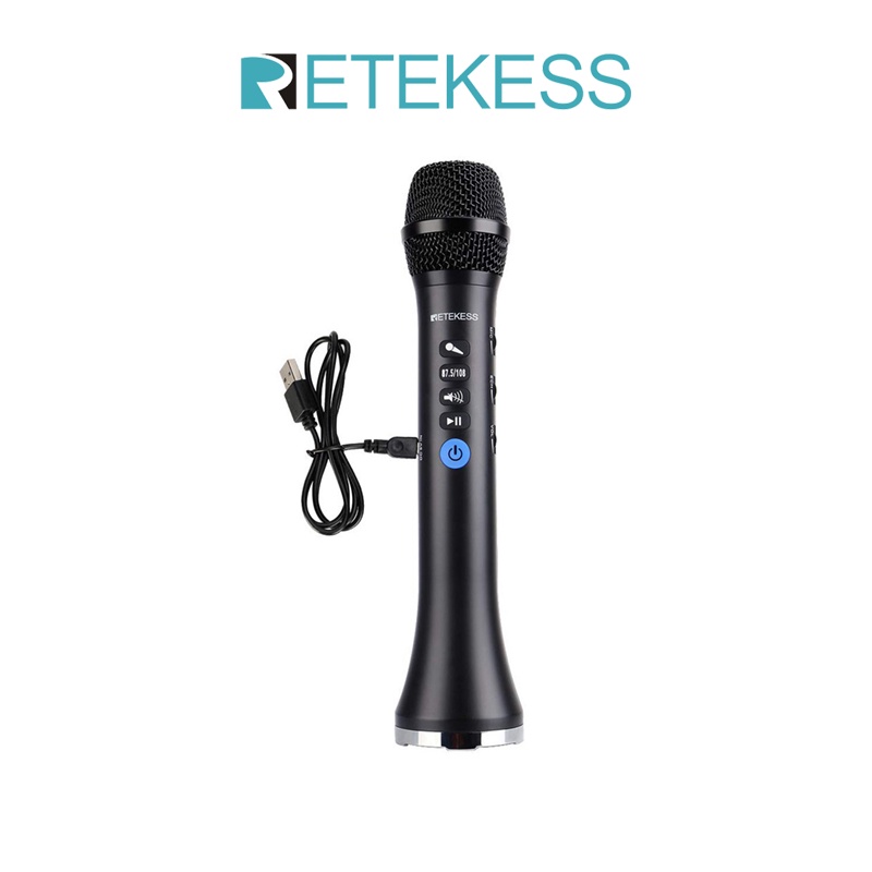 Micrô Retekess Tr617 15w / 20w Không Dây Bluetooth Đầu Ra Fm Kết Nối Karaoke