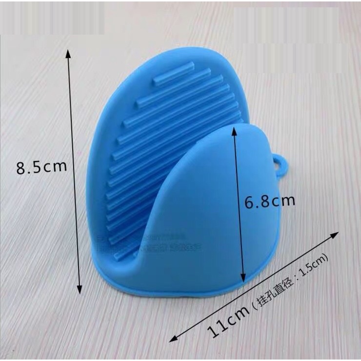 Bắc Nồi Silicon Chống Nóng, Có Móc Tròn Treo KT: 8x6x11cm (2 chiếc)