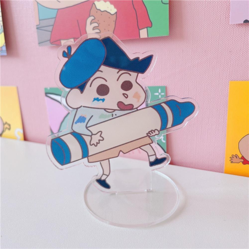 Lloyd Bảng Ghi Kế Hoạch Để Bàn Bằng Acrylic Sáng Tạo Kèm Bút Vẽ Hình Shin Chan Để Học Lên Kế Hoạch Để Bàn Trang Trí