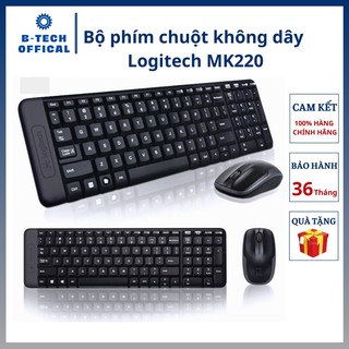 Bàn phím chuột máy tính không dây Logitech MK220 - MK235 / Fuhlen A120G