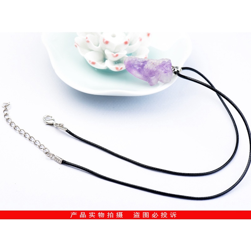 Mặt Dây Chuyền Bằng Đá Thạch Anh Tím Tự Nhiên