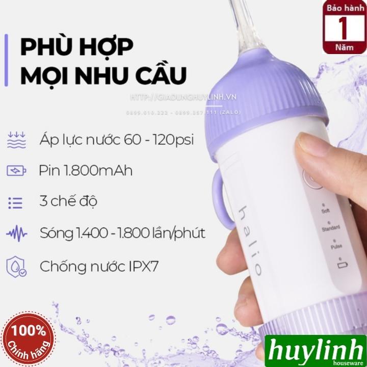 Máy tăm nước cầm tay Halio UltraClean Oral Irrigator - Blue [Tặng Dụng