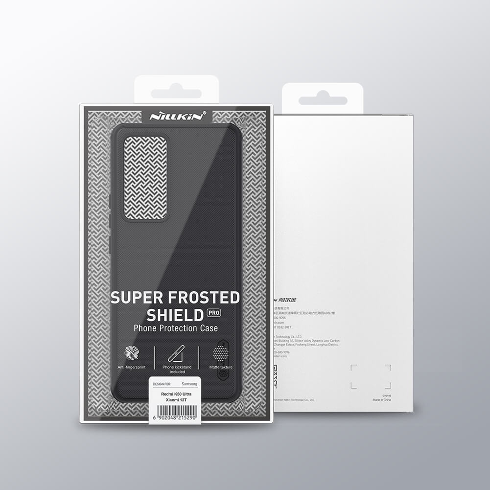 Ốp lưng Xiaomi 12T Pro - 12T - K50 Ultra cao cấp Nillkin Frosted Shield Pro