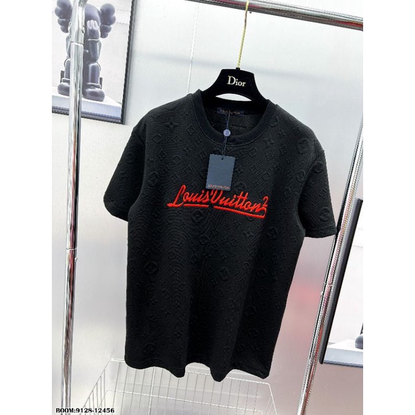 Áo phông vân nổi thêu chữ về mẫu thun mới tinh tình tình, hàng hot cho hè này_9128