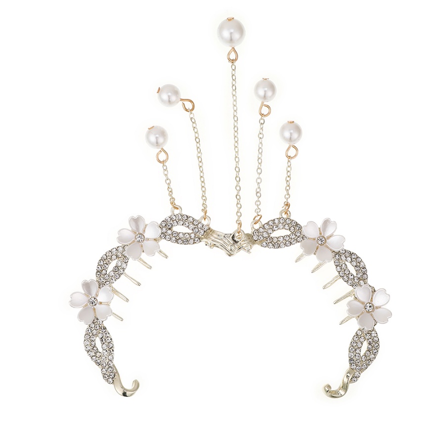 Kẹp Tóc Hình Hoa Đính Ngọc Trai Nhân Tạo Thời Trang