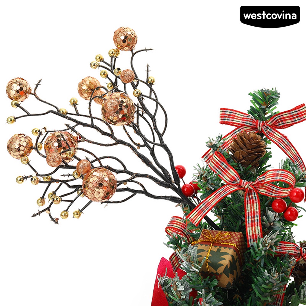 [Hot]☃Hoa Giả Bằng Xốp Lấp Lánh Trang Trí Giáng Sinh