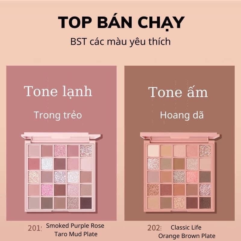 Phấn mắt Gogo tales nội địa trung	bảng màu mắt 25 ô nhiều màu lì lâu trôi Back To Reality GT282 | BigBuy360 - bigbuy360.vn