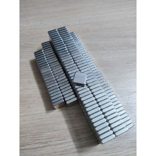 5 cái Nam châm vuông 10*10*3mm đất hiếm siêu mạnh