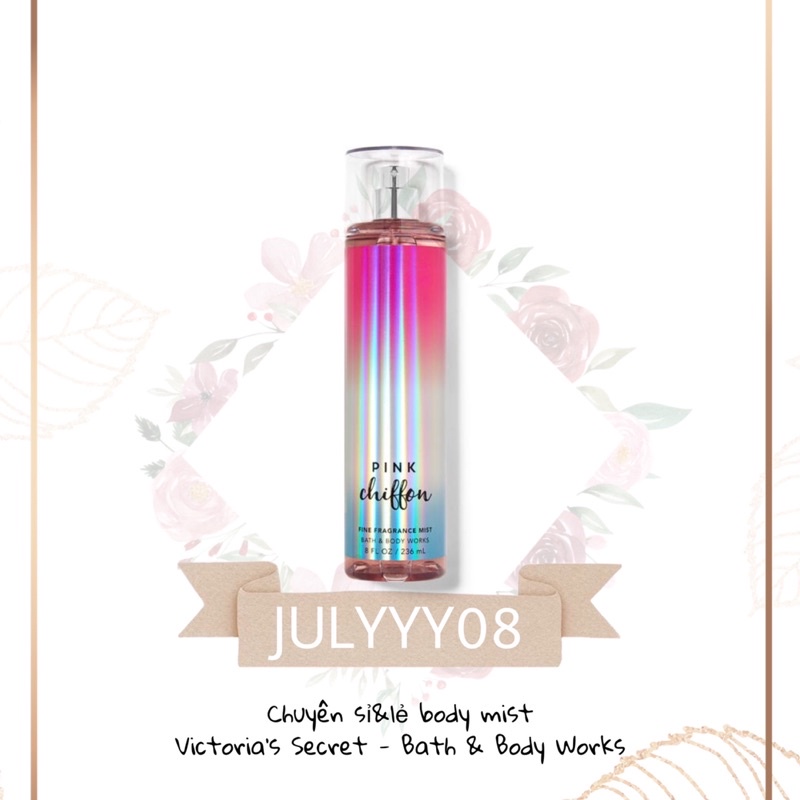 Xịt Thơm Toàn Thân Body Mist Bath and Body Works  236ml - Freeship +jɥȽÿ08+