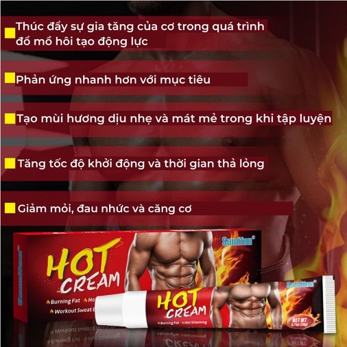 KEM BÔI TEO MỠ TĂNG CƠ, GIÚP BẠN ĐÀO THẢI MỠ THỪA, CƠ THỂ TRỞ NÊN SĂN CHẮC KHỎE MẠNH HƠN