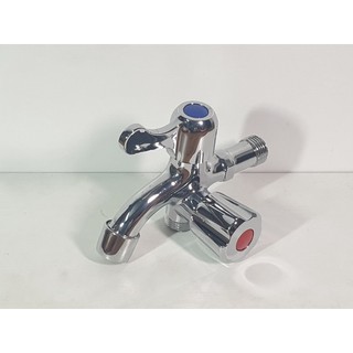 Vòi củ sen lạnh có xả xô, vòi sen tắm nước lạnh, củ sen lạnh mạ Crom sáng bóng, răng 21