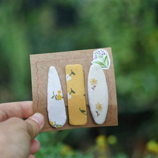Kẹp tóc bọc vải hoa dễ thương (Handmade 100%)