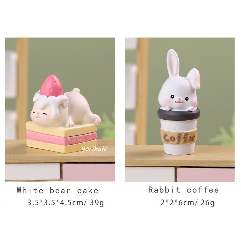 Blindbox The expression of lovely food - Mô hình trang trí góc học tập, làm việc đáng iuu