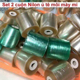 Nilon ủ tê Xanh dùng trong phun xăm môi mày mí, Nilong quấn ủ tê Vàng phun xăm spa thẩm mỹ 6cm x 6cm